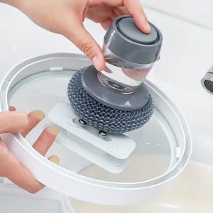 Trauku mazgāšanas birste ar ziepju dozatoru | SUDSMASTER