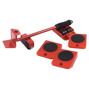 Mēbeļu pārvietošanas komplekts ar 4 slīdņiem un pacēlāju | LIFTROLLERS