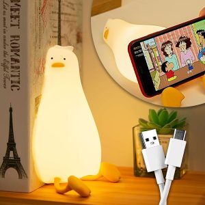 Mīlīga silikona lampa Guļoša Pīle | DUCKY