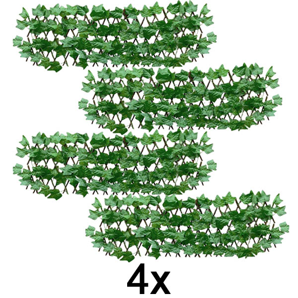 4x Dekoratīvs un praktisks žogs terasei un dārzam | GREENFENCE