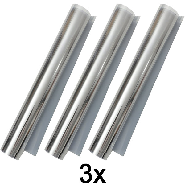 3x Pašlīmējošā spoguļfolija (45 x 200 cm) | FOILBLISS