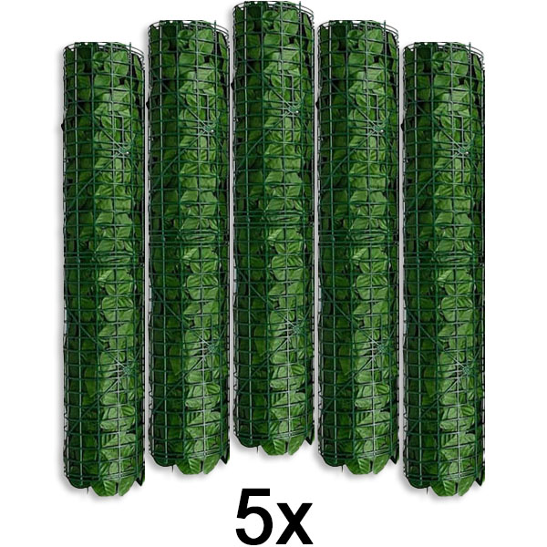 5x Privātuma panelis ar mākslīgajām lapām | LEAFPANEL