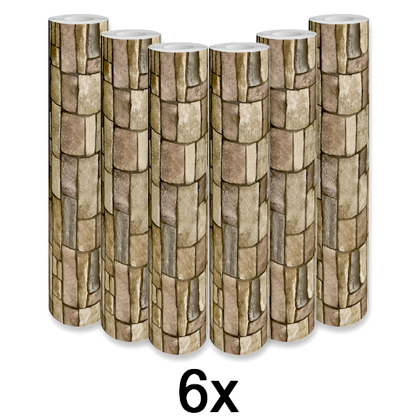 6x Stilīgs 3D Tapetes – Viegla Sienas Transformācija | WALLCORWRAP