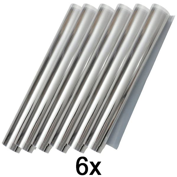 6x Pašlīmējošā spoguļfolija (45 x 200 cm) | FOILBLISS