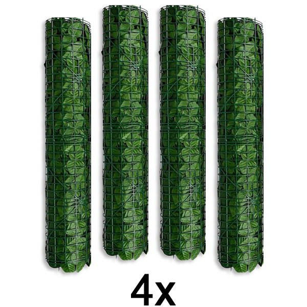 4x Privātuma panelis ar mākslīgajām lapām | LEAFPANEL
